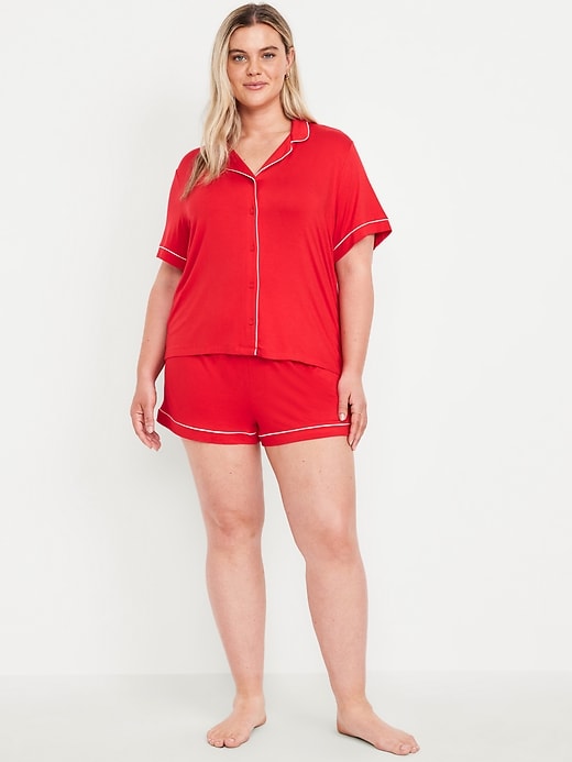 Image number 6 showing, Sunday Sleep Knit Jersey Short Set