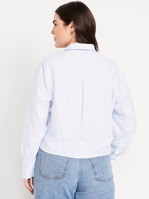 Image number 6 showing, Cropped Button-Down Oxford Shirt