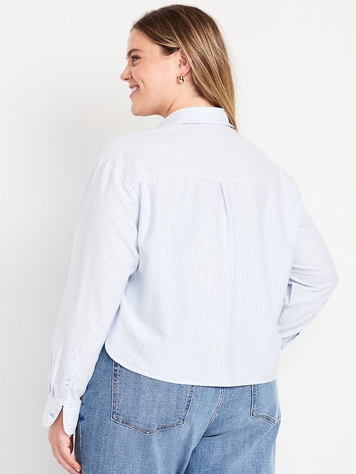 Image number 8 showing, Cropped Button-Down Oxford Shirt