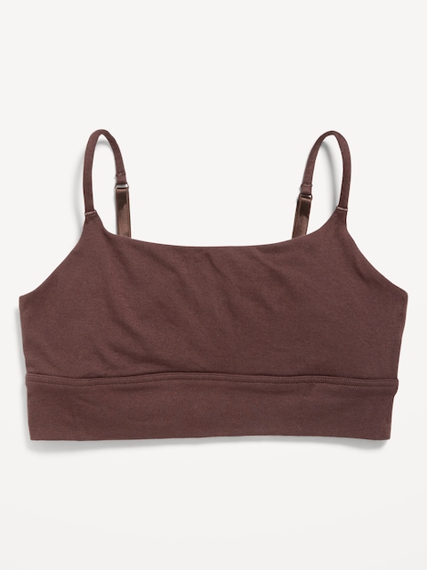 Cotton Cami Bralette - French Roast