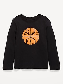 Image number 1 showing, Long-Sleeve Unisex Graphic T-Shirt for Toddler