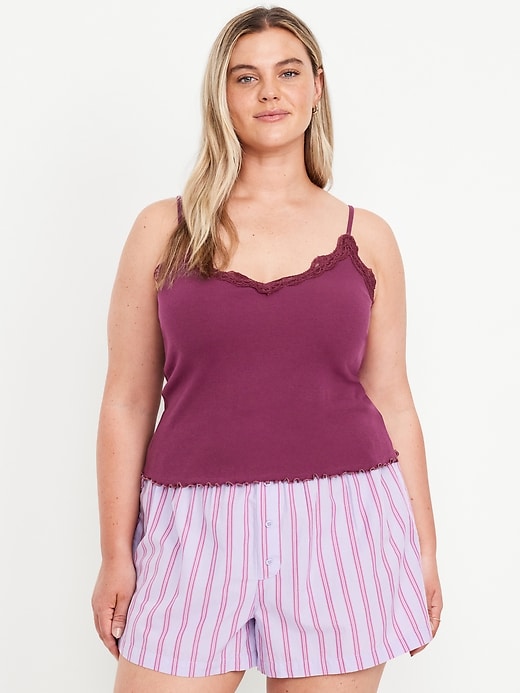 Image number 8 showing, Lace-Trim Cami Tank Top