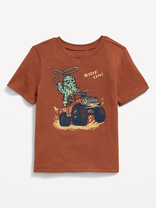 Image number 1 showing, Short-Sleeve Graphic T-Shirt for Toddler Boys