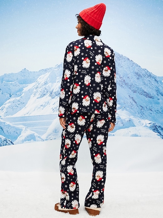 Image number 2 showing, Printed Flannel Pajama Pant Set for Women