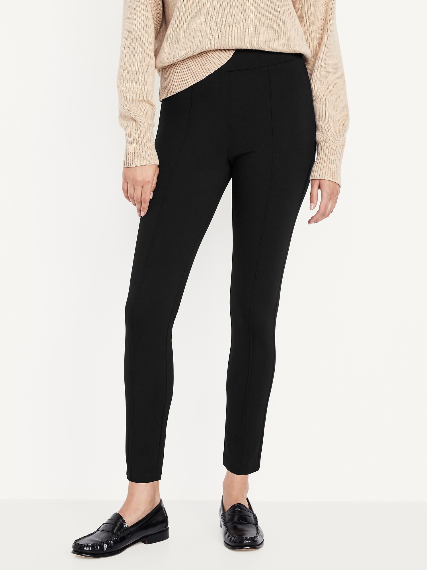 Женские брюки Old Navy Extra High-Waisted Stevie Skinny, цвет: Чёрный — фото 2