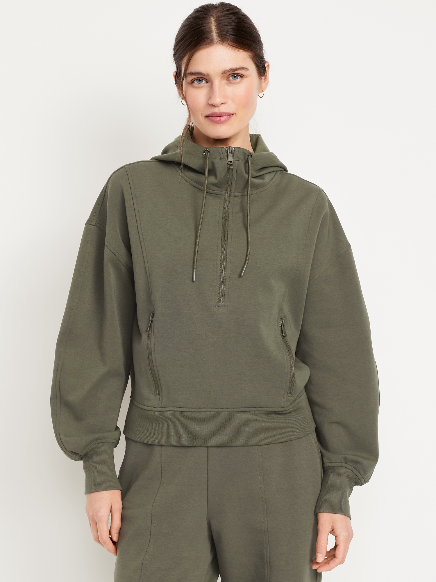 Dynamic Fleece Half-Zip Hoodie Sweatshirt