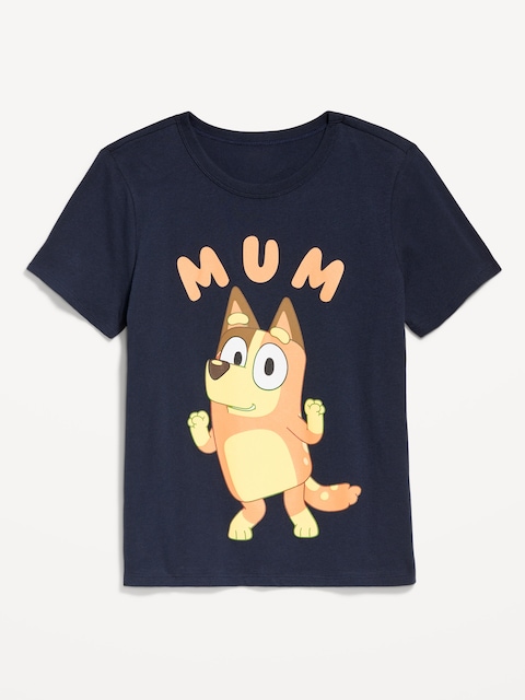 Bluey™ EveryWear Crew-Neck T-Shirt - Mum (Navy)