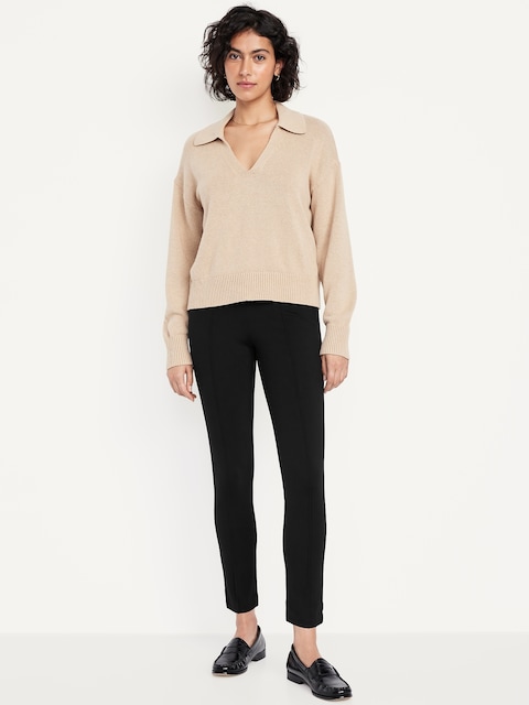 Extra High-Waisted Stevie Skinny Pants - Black Jack