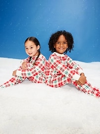 Image number 1 showing, 2-Way-Zip Microfleece Pajama One-Piece for Toddler & Baby