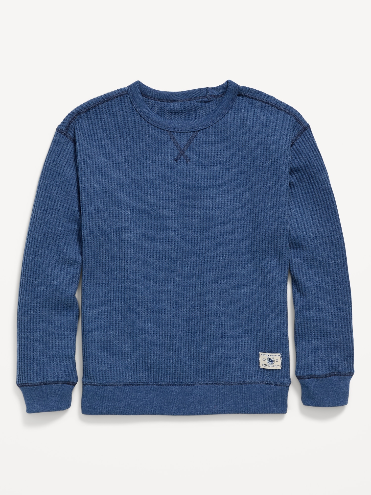 Long-Sleeve Thermal-Knit T-Shirt for Boys