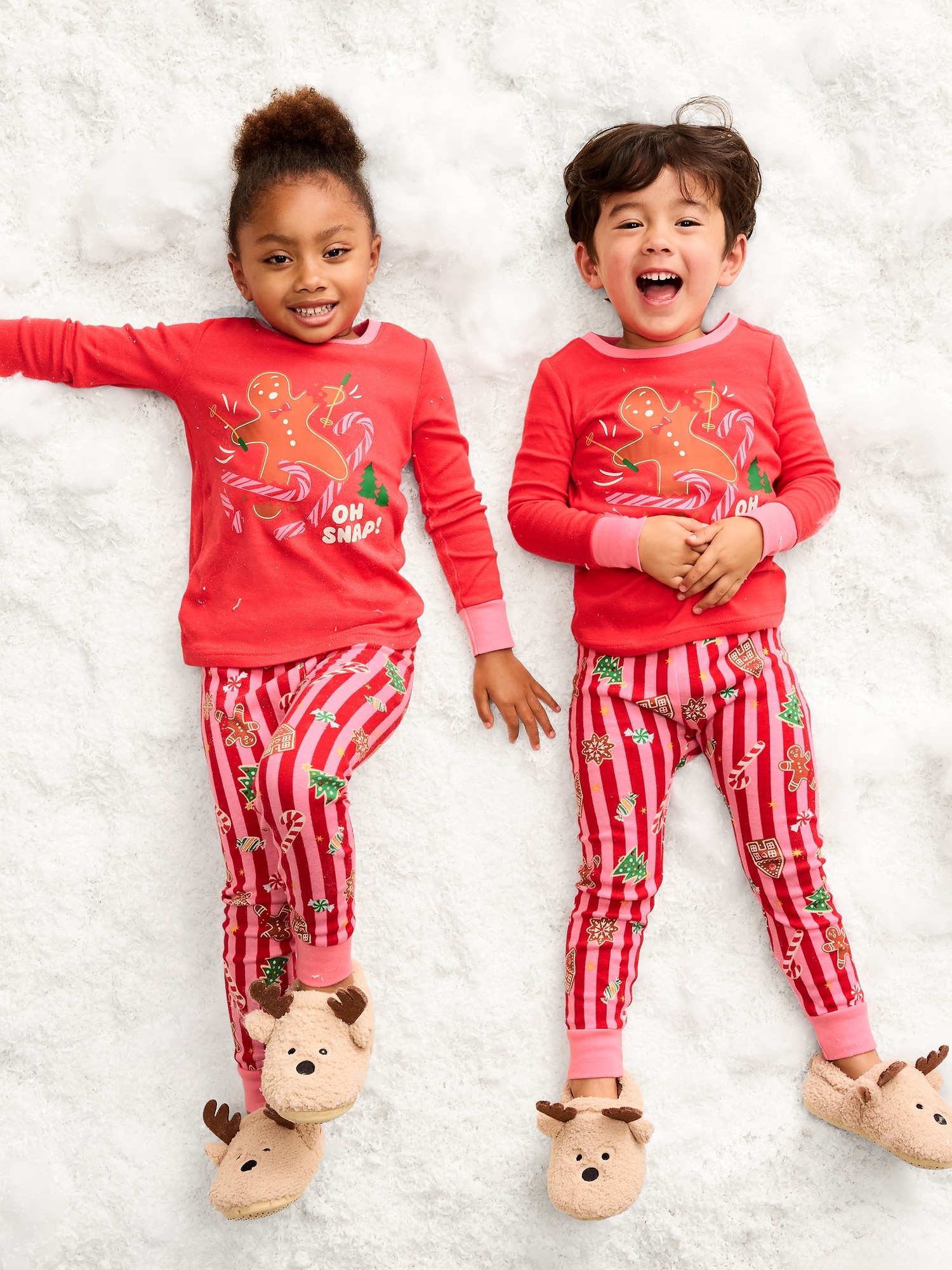 Printed Snug-Fit Pajama Set for Toddler & Baby
