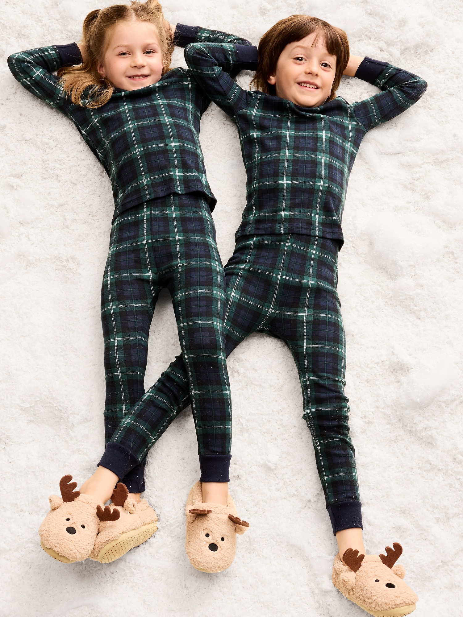 Printed Snug-Fit Pajama Set for Toddler & Baby