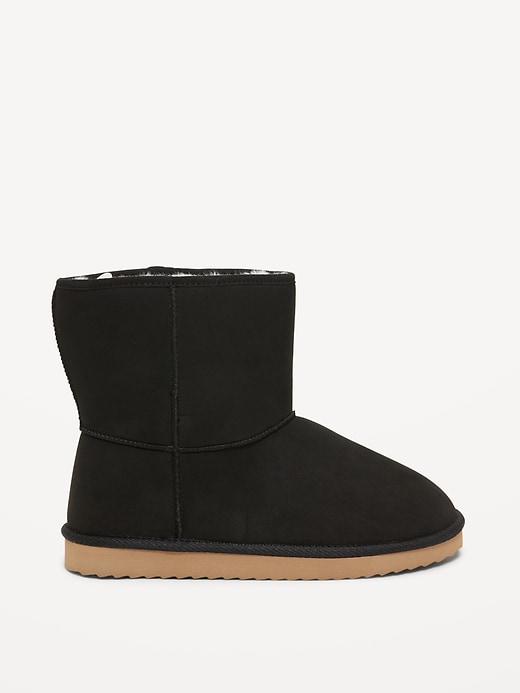 Image number 3 showing, Faux-Suede Faux-Fur Lined Boots for Girls