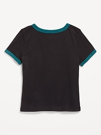 Image number 2 showing, NFL™ Philadelphia Eagles™ Fitted Graphic Ringer T-Shirt for Girls