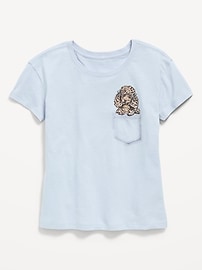 Image number 1 showing, Short-Sleeve Graphic T-Shirt for Girls