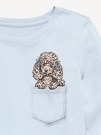 Image number 2 showing, Long-Sleeve Graphic T-Shirt for Girls