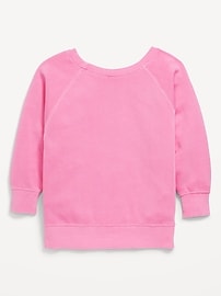 Image number 3 showing, Oversized Long-Sleeve Tunic Sweatshirt for Girls