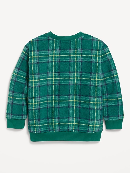 Image number 3 showing, Printed Oversized Microfleece Sweatshirt for Toddler Boys