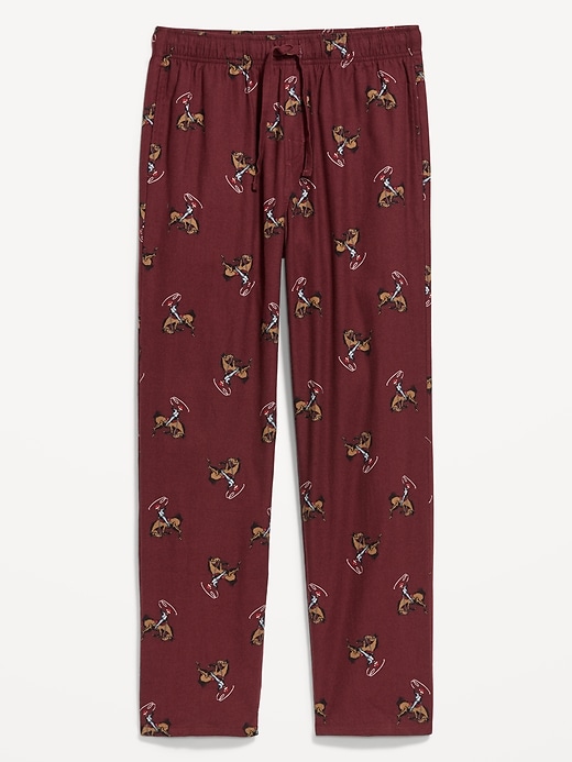 Image number 3 showing, Printed Flannel Pajama Pants for Men