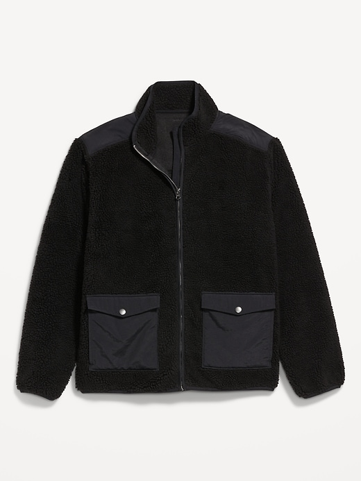 Image number 4 showing, Loose Utility Sherpa Jacket