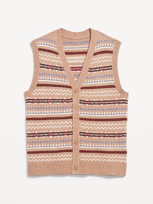 Image number 4 showing, SoSoft Button-Front Sweater Vest