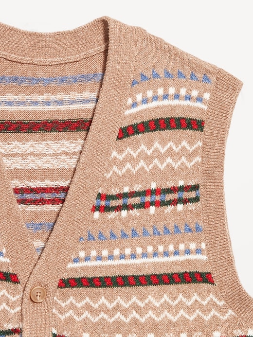 Image number 5 showing, SoSoft Button-Front Sweater Vest