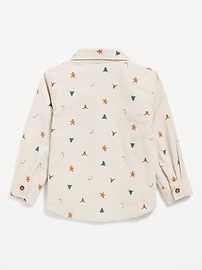 Image number 3 showing, Long-Sleeve Corduroy Pocket Shirt for Toddler Boys