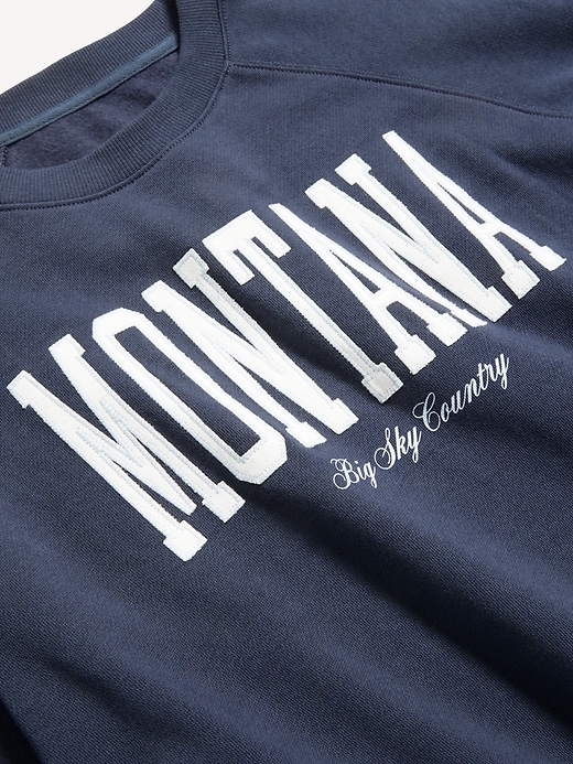 Image number 5 showing, SoComfy Oversized Graphic Raglan Sweatshirt