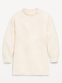 Image number 3 showing, SoSoft Crew-Neck Sweater Dress for Girls