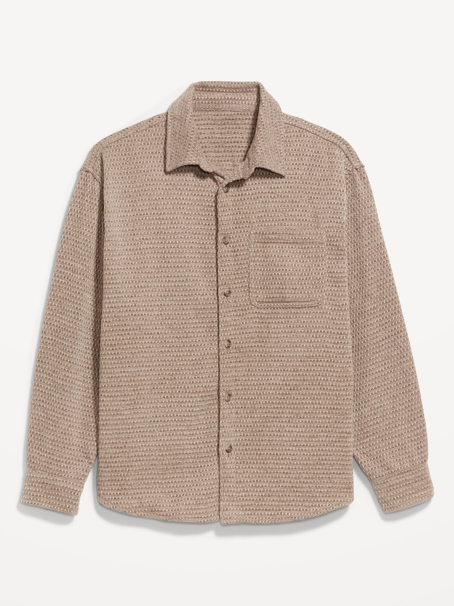 Oversized Button-Down Pocket Shirt