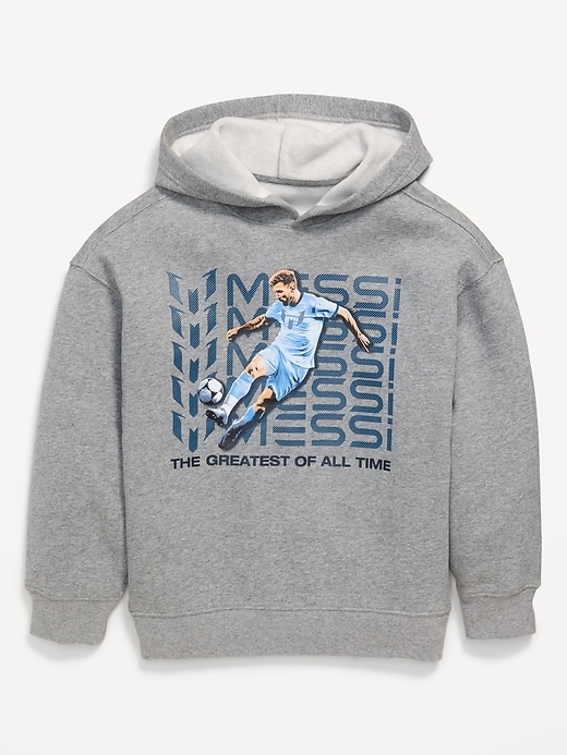 Image number 1 showing, Messi™ Oversized Graphic Hoodie for Boys