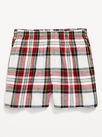 Image number 1 showing, Printed Flannel Boxer Shorts