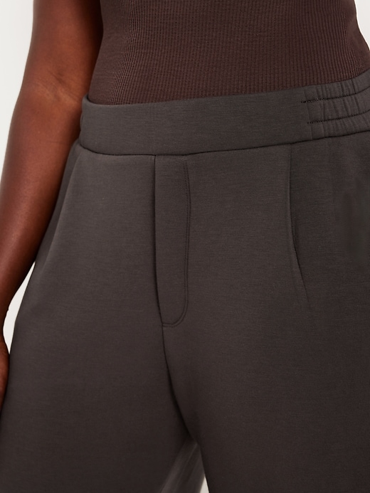 Image number 3 showing, High-Waisted Bounce Fleece Barrel Sweatpants