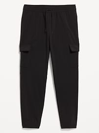 Image number 3 showing, Cozy-Lined Tech Woven Cargo Joggers