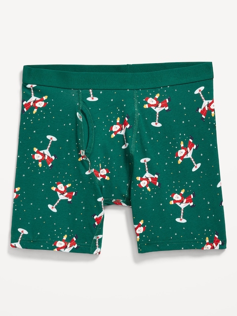 Soft-Washed Boxer Briefs -- 6.25-inch inseam - Santa