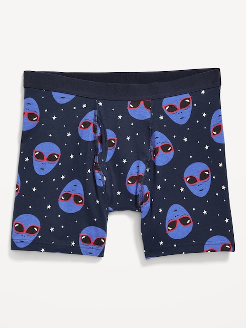 Soft-Washed Boxer Briefs -- 6.25-inch inseam - Alien