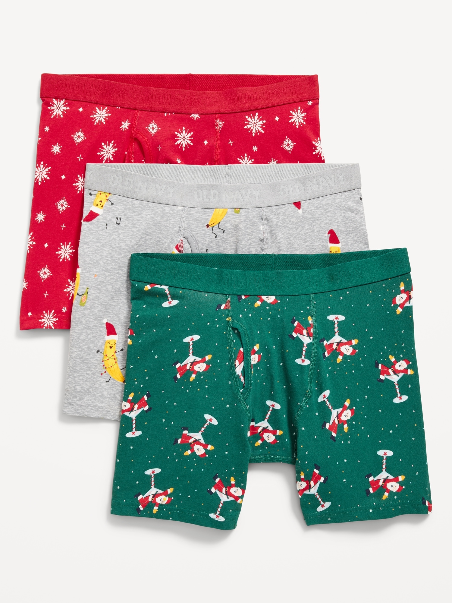 3-Pack Soft-Washed Boxer Briefs - 6.25-inch inseam