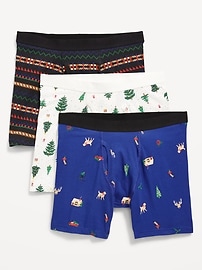 3-Pack Soft-Washed Boxer Briefs -- 6.25-inch inseam