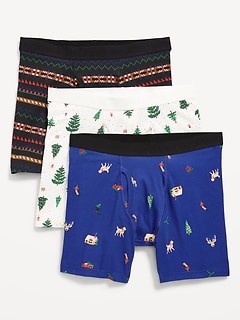 3-Pack Soft-Washed Boxer Briefs -- 6.25-inch inseam