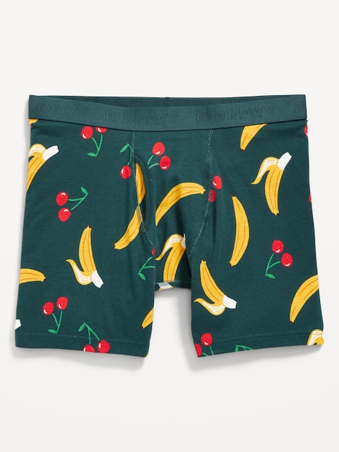 Soft-Washed Boxer Briefs -- 6.25-inch inseam - Bananas