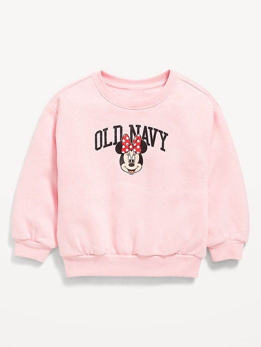 Image number 1 showing, Disney© Minnie Mouse Logo-Graphic Sweatshirt for Toddler Girls