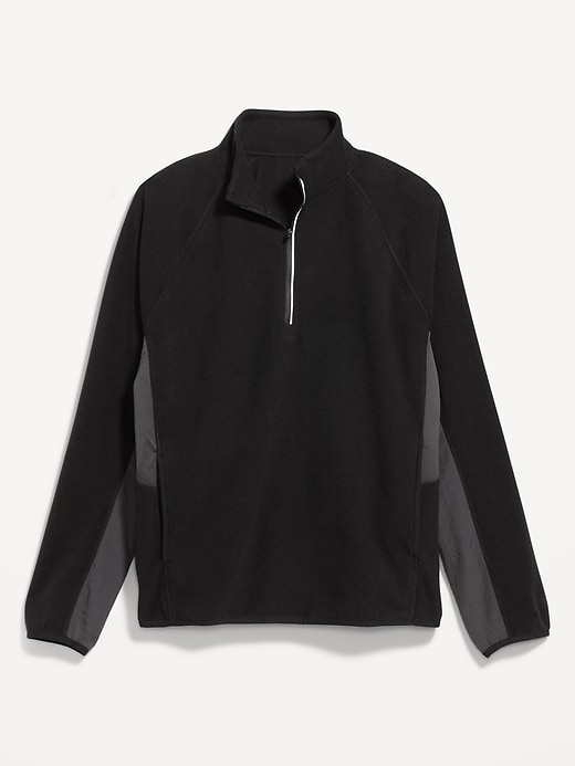 Image number 4 showing, Cozy Microfleece Run Quarter Zip