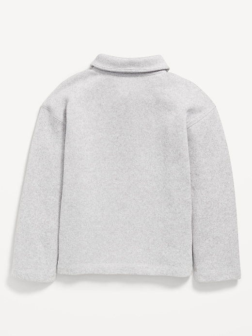 Image number 4 showing, Sweater-Fleece Quarter-Zip Tunic for Girls