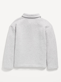 Image number 4 showing, Sweater-Fleece Quarter-Zip Tunic for Girls