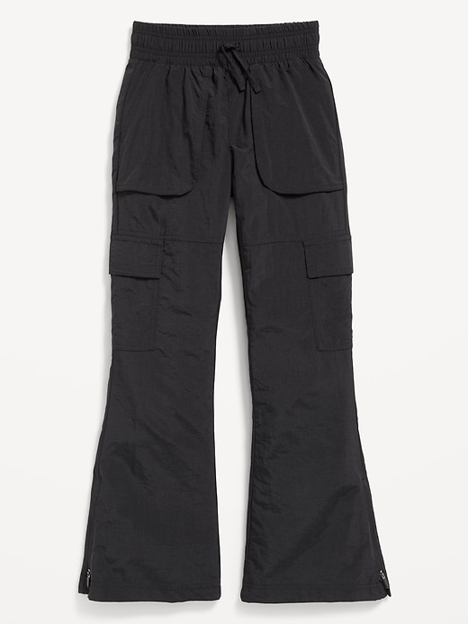 Image number 4 showing, High-Waisted Cargo Flare-Leg Pants for Girls