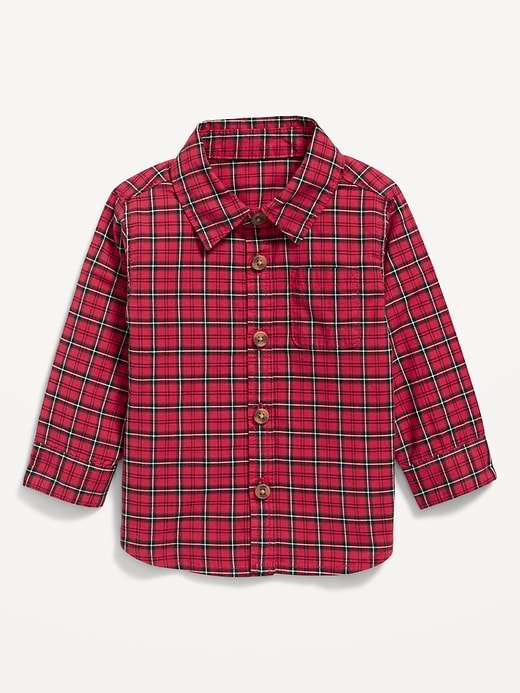 Image number 1 showing, Long-Sleeve Plaid Shirt for Baby