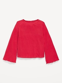 Image number 2 showing, CozePlush Long-Sleeve Top for Girls