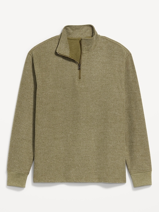 Image number 4 showing, Quarter-Zip Fleece Pullover
