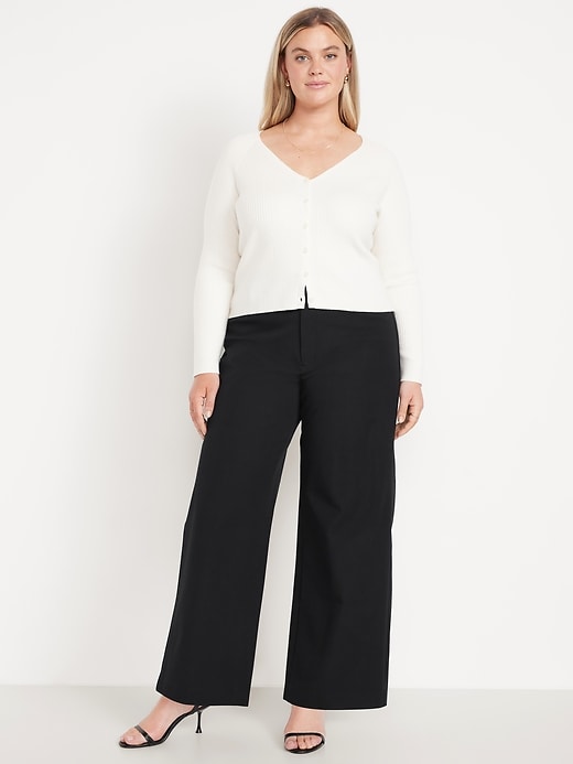 Image number 8 showing, High-Waisted Pixie Super Wide-Leg Pants