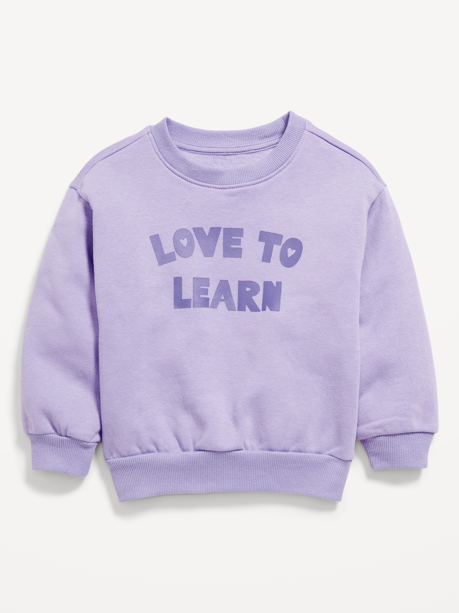 Long-Sleeve Graphic Sweatshirt for Toddler Girls